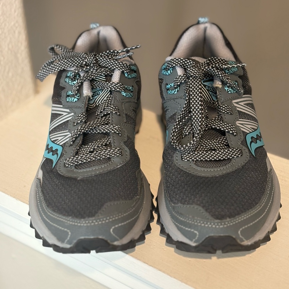 Saucony Women's Excursion TR14 Sneaker Sz 7 Gray Trail Running Shoe (S10584-3) - Picture 6 of 9